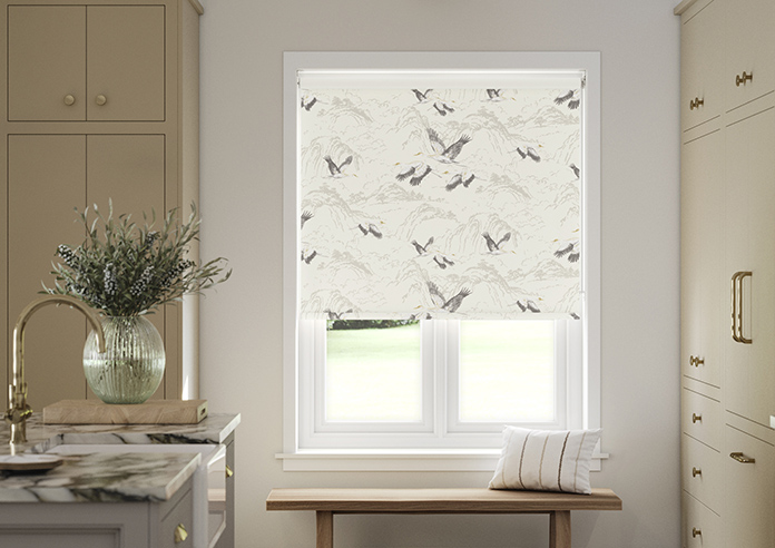 Laura Ashley Animalia, Silver - Twist&Fit Roller Blind - Image 3